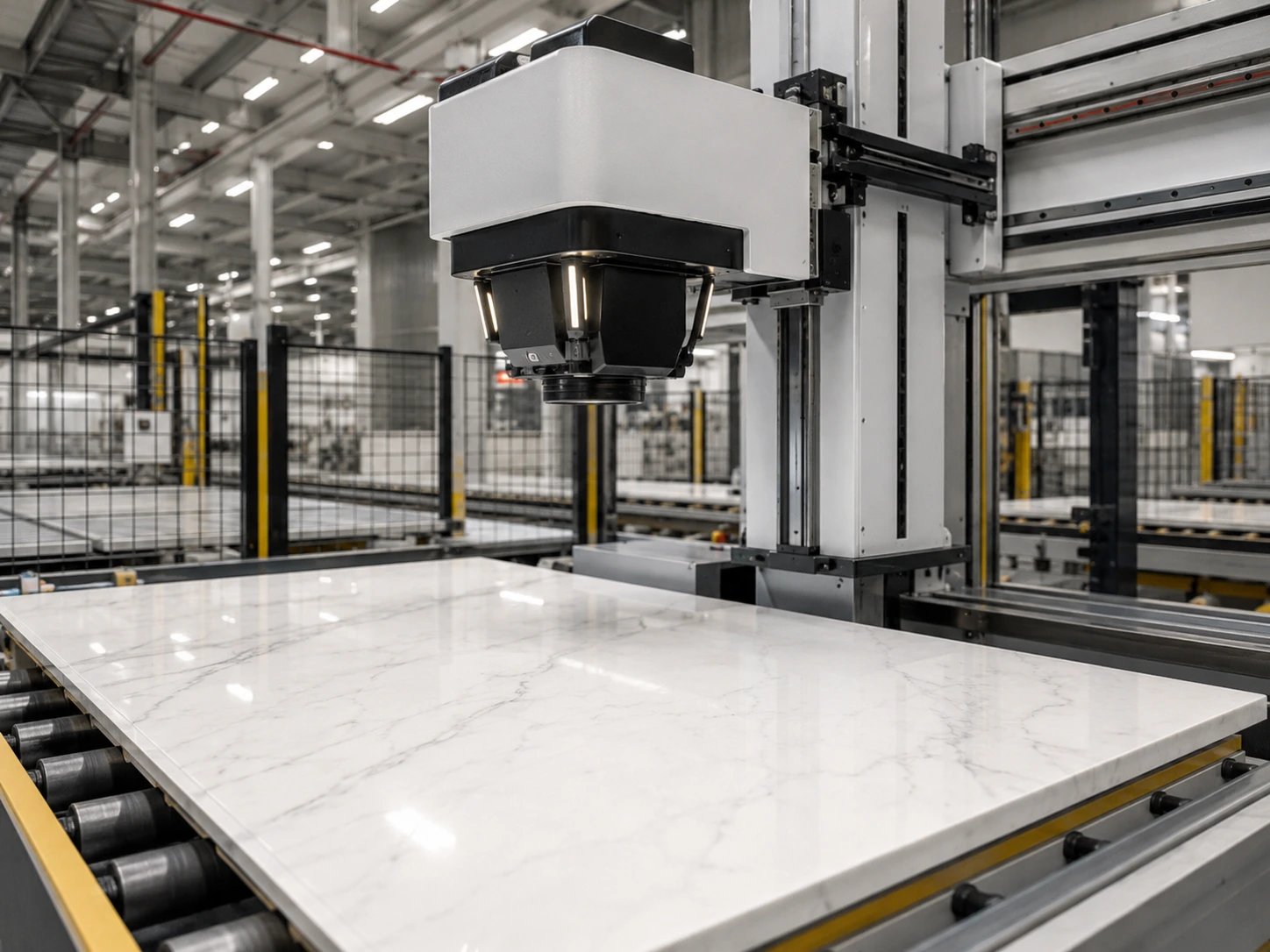 blossom quartz automated slab inspection